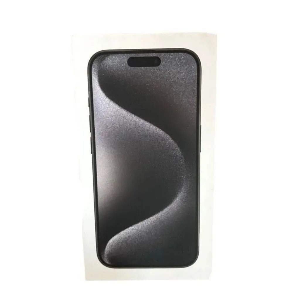 iPhone 15 Pro Black Titanium 128GB Box Only *Empty*